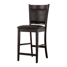 Load image into Gallery viewer, Jaden - Upholstered Counter Chair (Set of 2) - Black And Espresso