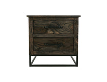 Load image into Gallery viewer, Dark Teak - Nightstand - Oil Black