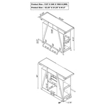 Load image into Gallery viewer, Araceli - Freestanding LED Home Bar Cabinet - White High Gloss