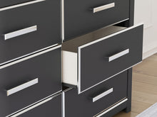 Load image into Gallery viewer, Zuraleus - Black - Six Drawer Dresser