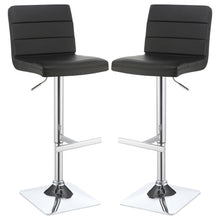 Load image into Gallery viewer, Bianca - Square Upholstered Adjustable Bar Stools (Set of 2)