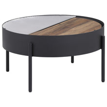 Load image into Gallery viewer, Ozella - Round Table With Hidden Storage Sandy