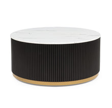 Load image into Gallery viewer, Kara - Coffee Table With Casters - Black / White