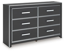 Load image into Gallery viewer, Zuraleus - Black - Six Drawer Dresser