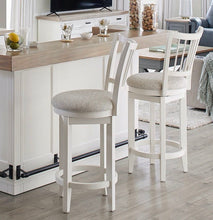 Load image into Gallery viewer, Americana Modern Dining - Spindle Back Swivel Barstool - Cotton