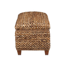 Load image into Gallery viewer, Laughton - Hand - Woven Banana Leaf Storage Trunk - Amber