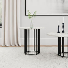 Load image into Gallery viewer, Haven - Round Genuine White Marble Top Table