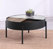 Load image into Gallery viewer, Ozella - Round Table With Hidden Storage Sandy
