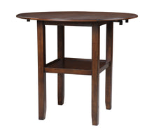 Load image into Gallery viewer, Gia - 3 Piece Dining Set (Counter Drop Leaf Table & 2 Chairs) - Cherry - Fabric