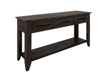Load image into Gallery viewer, Dark Teak - Sofa Table - Oil Black