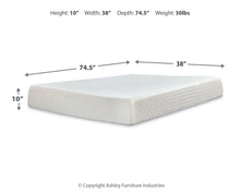Load image into Gallery viewer, 10 Inch Chime Memory Foam - Firm Memory Foam Mattress