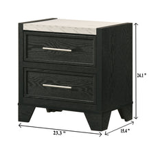 Load image into Gallery viewer, Lamar - Nightstand - Black