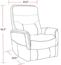 Load image into Gallery viewer, Gemini - 33.5" Swivel Glider Recliner (Set of 2)