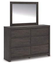 Load image into Gallery viewer, Fraluna - Charcoal - Dresser And Mirror
