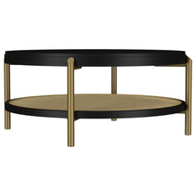 Load image into Gallery viewer, Arini - Round Coffee Table With Storage Shelf