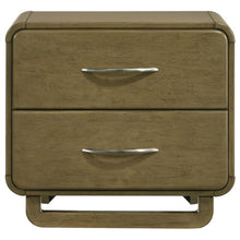 Load image into Gallery viewer, Amsbury - 2-Drawer Nightstand Bedside Table - Nutmeg