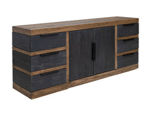 Load image into Gallery viewer, Tuxedo - Console - Satin Black / Brown