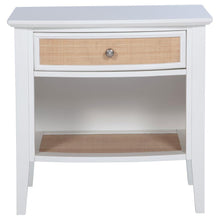 Load image into Gallery viewer, Bexhill - 1-Drawer Nightstand Bedside Table - White