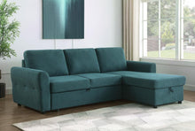 Load image into Gallery viewer, Samantha - Upholstered Storage Sleeper Sectional Sofa