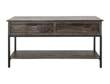 Load image into Gallery viewer, Dark Mita - Sofa Table - Cedar Brown