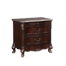 Load image into Gallery viewer, Constantine - Nightstand With Marble Top - Cherry