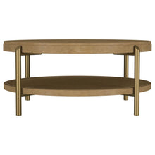 Load image into Gallery viewer, Arini - Round Coffee Table With Storage Shelf