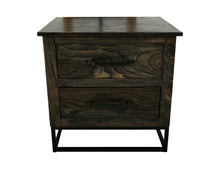 Load image into Gallery viewer, Dark Teak - Nightstand - Oil Black