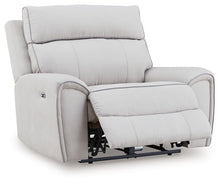 Load image into Gallery viewer, Social Pointe - Pearl / Ash - Power Recliner / Adjustable Headrest