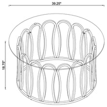 Load image into Gallery viewer, Monett - Round Glass Top Table
