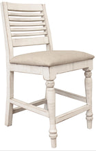 Load image into Gallery viewer, Stone - Barstool With Turned Legs (Set of 2) - Antiqued Ivory
