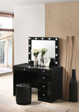 Load image into Gallery viewer, Morgan - Vanity Desk With Glass Top, Led Mirror & Stool