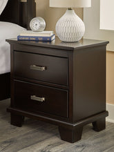 Load image into Gallery viewer, Covetown - Dark Brown - Two Drawer Night Stand