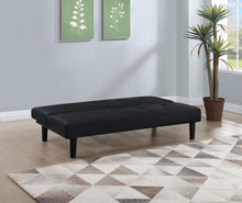 Load image into Gallery viewer, Stanford - Upholstered Tufted Convertible Sofa Bed - Black