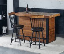 Load image into Gallery viewer, Tyler - 3 Piece Dining Set (Bar Table And Chairs) - Light Brown