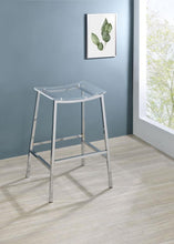 Load image into Gallery viewer, Jovani - Acrylic Backless Bar Stools (Set of 2)