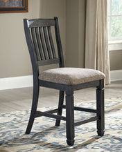 Load image into Gallery viewer, Tyler Creek - Black / Grayish Brown - Upholstered Barstool (Set of 2)