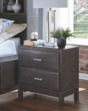 Load image into Gallery viewer, Caitbrook - Gray - Two Drawer Night Stand