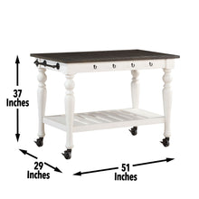 Load image into Gallery viewer, Joanna - Kitchen Cart - Two Tone