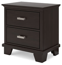 Load image into Gallery viewer, Covetown - Dark Brown - Two Drawer Night Stand