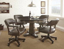 Load image into Gallery viewer, Ruby - 5 Piece Dining Set With Game Table - Brown