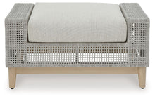 Load image into Gallery viewer, Seton Creek - Gray - Ottoman With Cushion