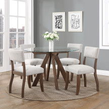 Load image into Gallery viewer, Wade - 5 Piece Dining Set - Dark Brown