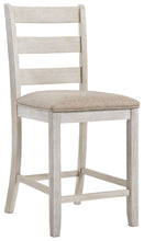 Load image into Gallery viewer, Skempton - White - Upholstered Barstool (Set of 2)