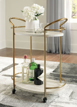 Load image into Gallery viewer, Tarica - Cream / Gold Finish - Bar Cart