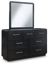 Load image into Gallery viewer, Rowanbeck - Black - Dresser And Mirror