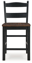 Load image into Gallery viewer, Valebeck - Black / Brown - Barstool (Set of 2)