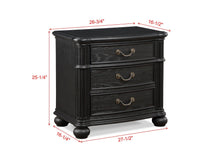 Load image into Gallery viewer, Kingsbury - Nightstand - Black