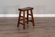 Load image into Gallery viewer, Santa Fe - Saddle Seat Stool With Wood Seat