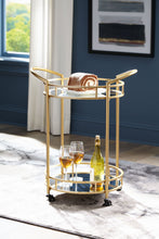 Load image into Gallery viewer, Wynora - Gold - Bar Cart