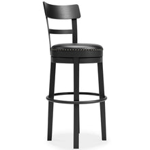 Load image into Gallery viewer, Valebeck - Tall Upholstered Swivel Barstool